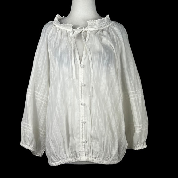 NEW WITH‎ TAGS SANCTUARY DON'T FORGET BLOUSE WITH FRONT LOOP CLOSURE TOP - Picture 1 of 14